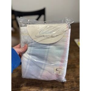NWT Vintage pastel carters snuggle receiving blanket acrylic 30x36 rare